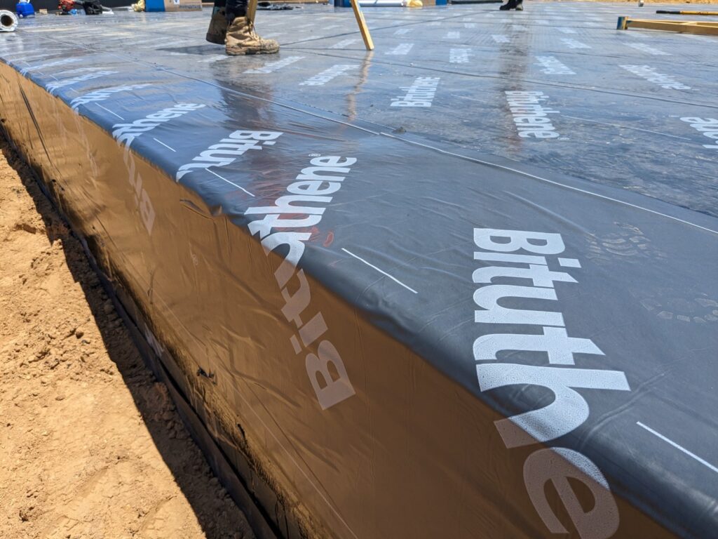 Perth, WA Waterproofing Example - Metronet Gnangara