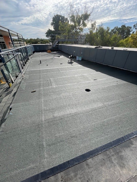 UWA Business School waterproofing work in Crawley, WA, project photo 1