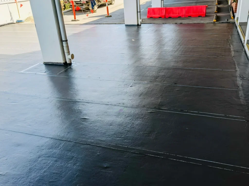 Car Park Waterproofing project work in Perth